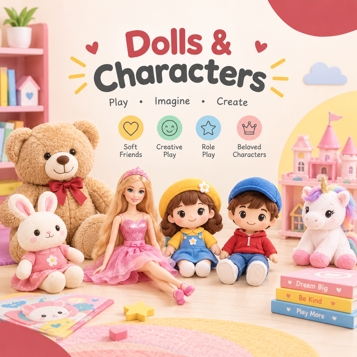 Dolls and character toys for kids in Bangladesh